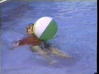 Leather skirt swimming