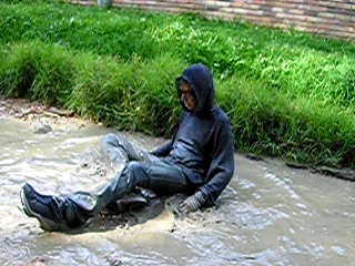 Muddy puddle boy