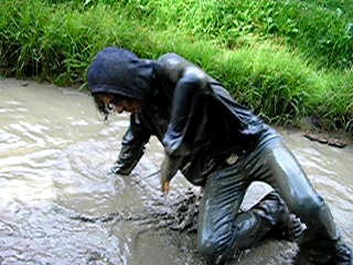 Muddy puddle boy