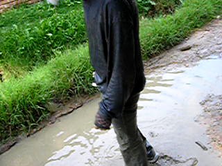 Muddy puddle boy