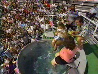 Family Challenge dunk tank