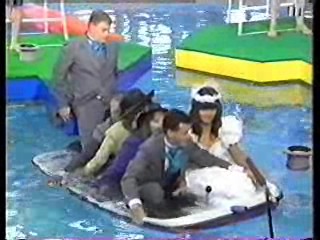 Bob's Your Uncle, Bride hosed, Bride in Pool