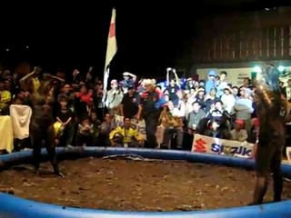 Philipinres Motorcycle Convention mudwrestling