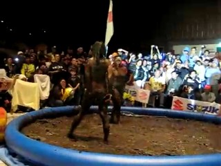 Philipinres Motorcycle Convention mudwrestling