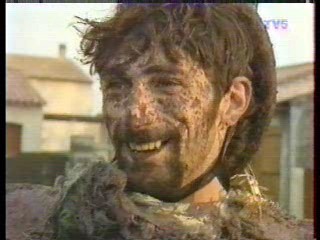 French TV: Mud festival,  Pie scene,  Disney Club