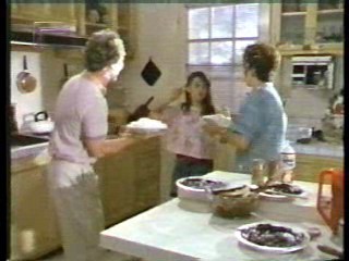 French TV: Mud festival,  Pie scene,  Disney Club