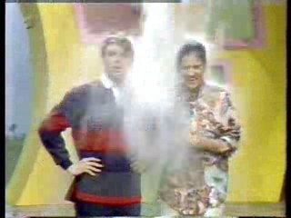 French TV: Mud festival,  Pie scene,  Disney Club