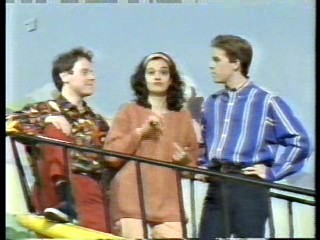 French TV: Mud festival,  Pie scene,  Disney Club