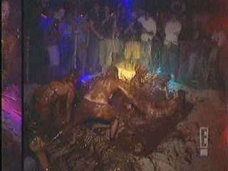 E Channel: Pudding wrestling
