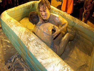 mud wrestling