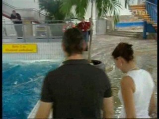 Water rescue simulation