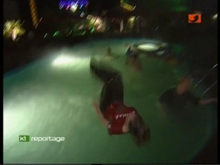 Pool in a discotheque