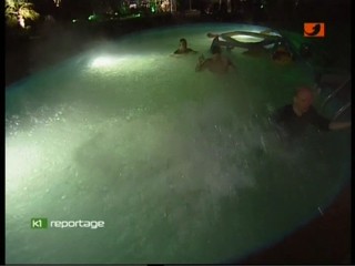 Pool in a discotheque