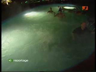 Pool in a discotheque