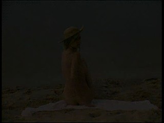 White dress on beach wetlook