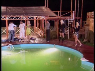 Russian Big Brother pool toss