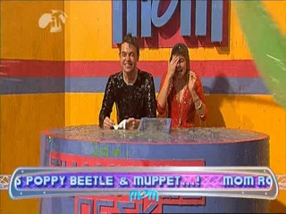 MOM - Holly Thank You Desk in red blouse