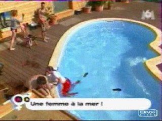 Big Brother pool tosses