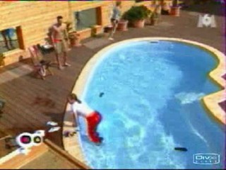 Big Brother pool tosses