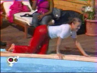 Big Brother pool tosses