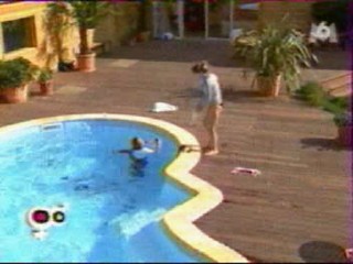 Big Brother pool tosses