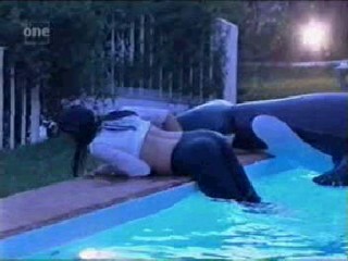 Big Brother pool tosses