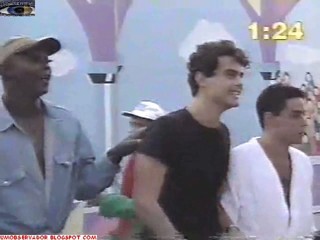 Mud wrestling in Brazil