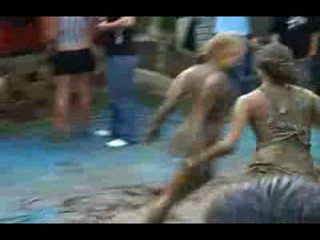 Outdoor Mud fight