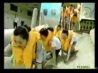 German TV,  Flight Attendant's Pool Training