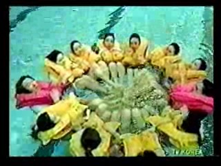 German TV,  Flight Attendant's Pool Training