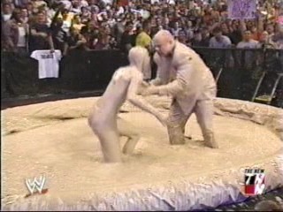 WWE Trish Stratus vs Stacy Keibler Mud Match