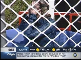 Breakfast TV - dunk tank