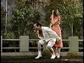 Japanese comedy show - wetlook and pies