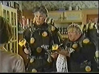 A Man & Women get Covered in Yellow Gunge