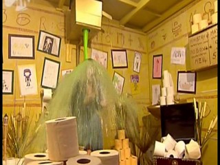 Holly Gunged on a Toilet