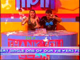 Holly Gunged with Peter Andre