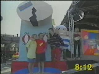 Emmerdale Girl Gunged on The Big Breakfast