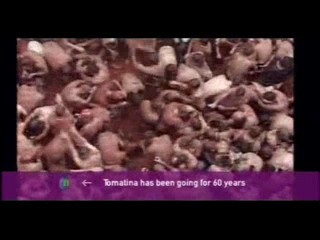 Newsround Tomato Fight in Spain