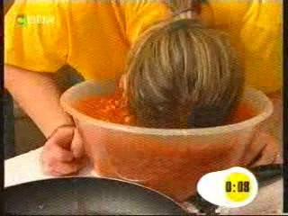 A Mum gets Covered in Baked Beans