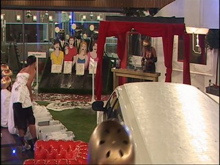 Celebrity Big Brother - Red Carpet Obstacle Course - Clip 5/6