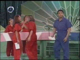 Waterfight from Mexican version of  Battle of the Sexes