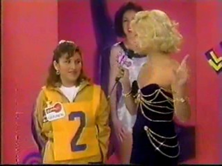 Contestant gets orange slime pour