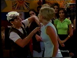 Step by Step -- Staci Keanan food fight