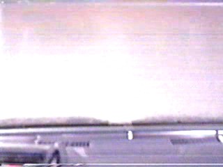 woman goes through car wash