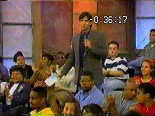 Charles Perez Show - Woman takes several pies in the face