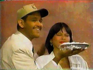 Charles Perez Show - Woman takes several pies in the face