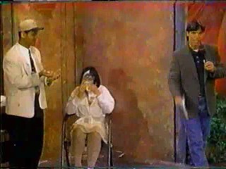 Charles Perez Show - Woman takes several pies in the face