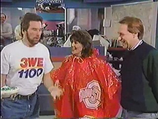 Anchorwoman pays off football bet