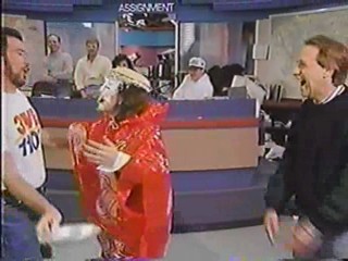 Anchorwoman pays off football bet