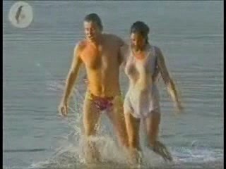 Temptation Island, Wet T shirt event, Dutch TV wet jeans event.